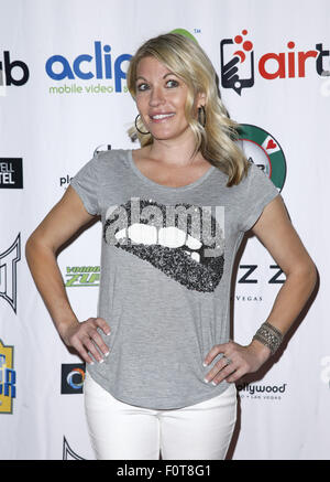 The One Step Close Foundation's 'Raising the Stakes for Cerebral Palsy' celebrity poker tournament at Planet Hollywood Las Vegas Resort & Casino  Featuring: Alicia Webb Where: Las Vegas, Nevada, United States When: 19 Jun 2015 Stock Photo