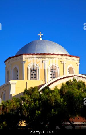 Church Of The Metamorphosis, Pothia,  Kalymnos, Dodecanese, Greek Islands, Greece, Europe Stock Photo