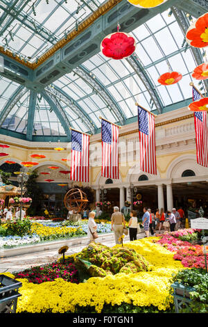 Bellagio Conservatory and Botanical Gardens, Las Vegas Stock Photo