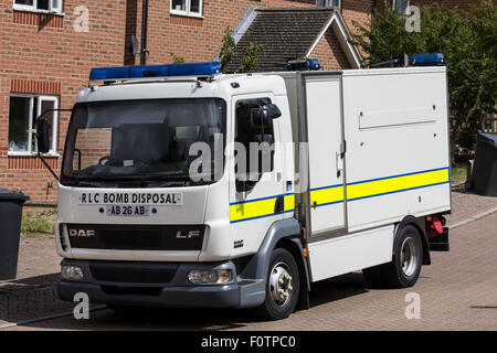 Royal Logistics Corps Bomb Disposal seen here at a house raid in Uckfield. Stock Photo