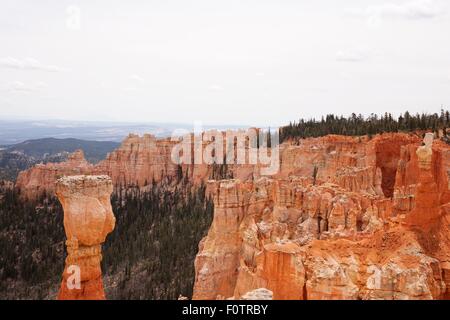 View of pillar rock formation in Bryce Canyon National Park, Utah, USA