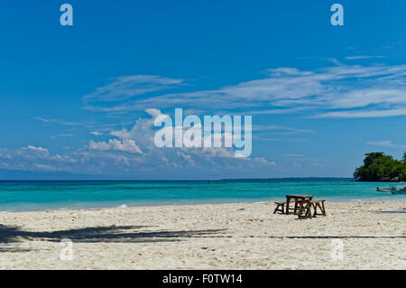 Take A Seat and Enjoy the View. Locals put up these chairs and tables around. You need to pay a small rental fee if you sit. Stock Photo