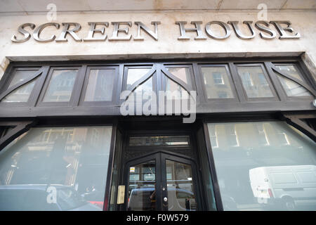 Soho, London, UK. 21st August 2015. British film industry tax breaks have been approved by the EU, film companies can claim tax relief of 25% payable towards the cost of production. Credit:  Matthew Chattle/Alamy Live News Stock Photo