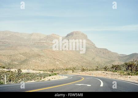 Pierce Ferry Road, en route to Grand Canyon West, Arizona, USA Stock Photo