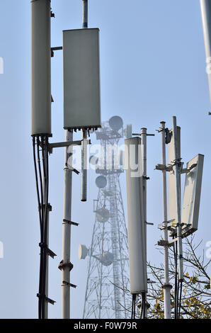 Telecommunications tower Stock Photo