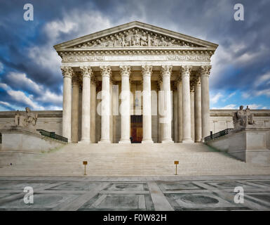 Supreme Court Of The United States of American Washington DC. Stock Photo
