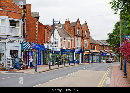 High street in town of Stapleford, Derbyshire, England Stock Photo
