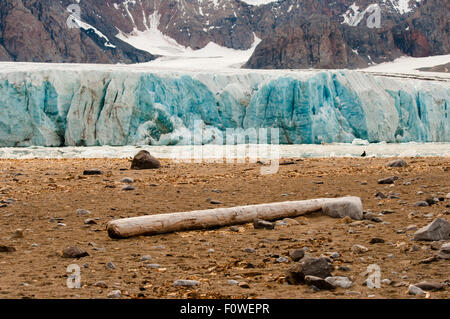 July 14 Glacier - Spitsbergen - Svalbard Stock Photo