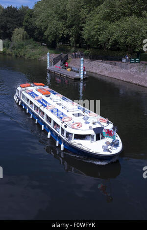 Water Bus River Taff Cardiff Stock Photo