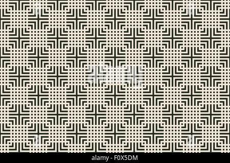 Traditional Japanese plaited stencil texture Stock Vector