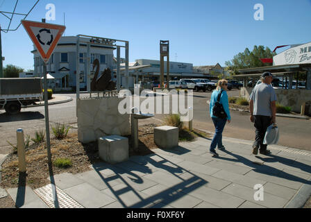 Eagle Street, Longreach, Queensland, Australia. Stock Photo