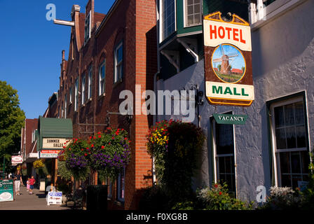Downtown storefronts, Lynden, Washington Stock Photo