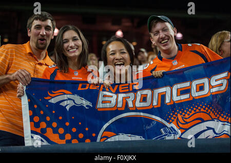 Houston, Texas, USA. 22nd Aug, 2015. Denver Broncos fans during the 2nd half of an NFL preseason game between the Houston Texans and the Denver Broncos at NRG Stadium in Houston, TX on August 22nd, 2015. Credit:  Trask Smith/ZUMA Wire/Alamy Live News Stock Photo