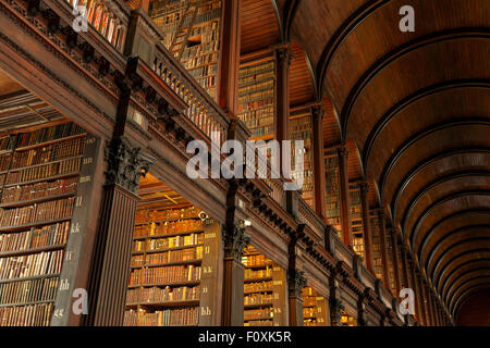 Trinity college library, Dublin, Ireland, Europe Stock Photo