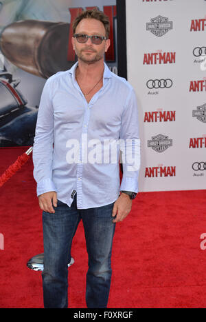 LOS ANGELES, CA - JUNE 29, 2015: Actor Thomas Kretschmann at the world premiere of 'Ant-Man' at the Dolby Theatre, Hollywood. Stock Photo