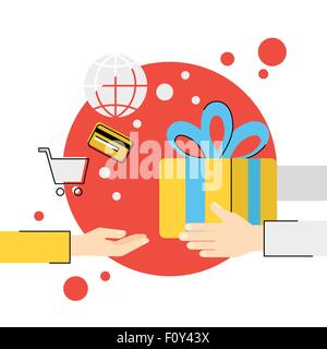 Online shopping Stock Vector
