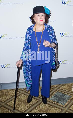 The 5th Annual Elly Awards Luncheon at The Plaza Hotel in New York city  Featuring: Lucy Jarvis Where: New York City, New York, United States When: 22 Jun 2015 Stock Photo