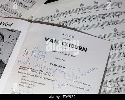 Vintage 1960's Concert Program Stock Photo - Alamy