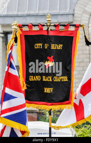 Belfast, Northern Ireland. 23 Aug 2015 - Belfast District of the Royal Black Preceptory, one of the Loyal Orders in Northern Ireland, holds a parade. Credit:  Stephen Barnes/Alamy Live News Stock Photo