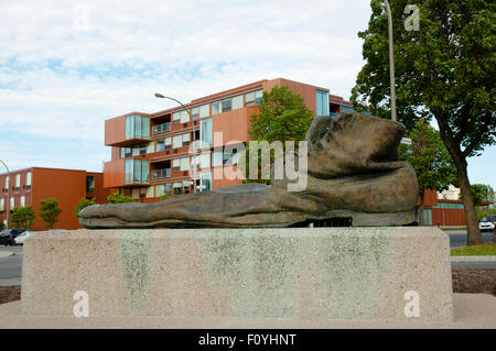 Clown Shoe Statue - Montreal - Canada Stock Photo