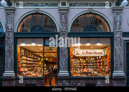 Chocolate shop, Brussels, Belgium Stock Photo