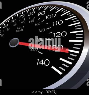 Car speedometer Stock Vector