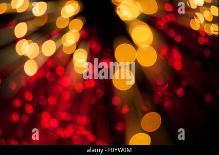 Spring light bokeh on black background, For design Stock Photo