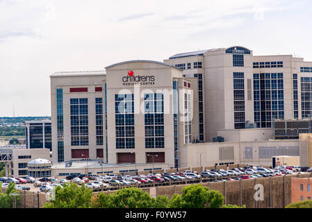 August 19, 2015 - Dallas, Texas, USA: Exterior views of the new addition to Childrens Hospital Stock Photo