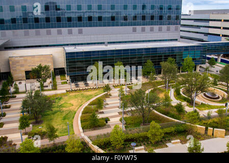 August 19, 2015 - Dallas, Texas, USA: Exterior views of the new addition to Parkland Memorial Hospital Stock Photo