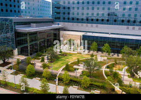 August 19, 2015 - Dallas, Texas, USA: Exterior views of the new addition to Parkland Memorial Hospital Stock Photo