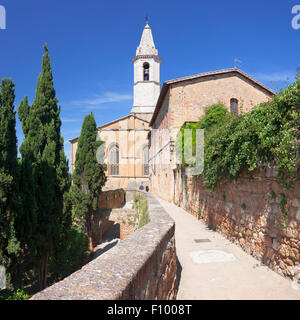 Cathedral of Santa Maria Assunta, Pienza, Val d&#39;Orcia, Tuscany, Province of Siena, Italy Stock Photo