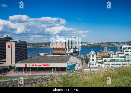 view from Citadel Hill Halifax Nova Scotia Canada Stock Photo