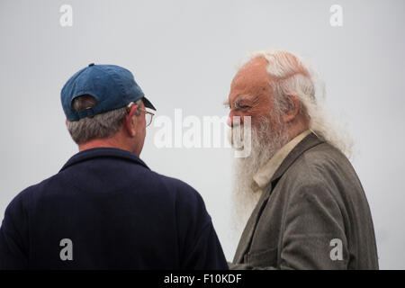 Two men talking Stock Photo