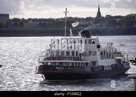 The Royal Iris Mersey Ferry in operation on the River Mersey Liverpool Stock Photo