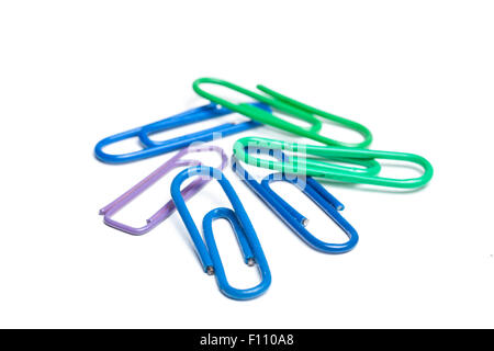 Paper clips Stock Photo
