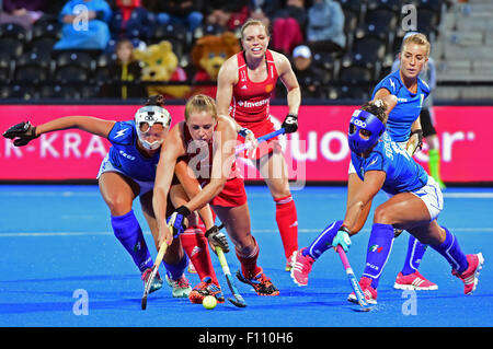 Lea Valley, London, UK. 24th Aug, 2015. Unibet EuroHockey Championships Day 4. Italy versus England. Credit:  Action Plus Sports/Alamy Live News Stock Photo