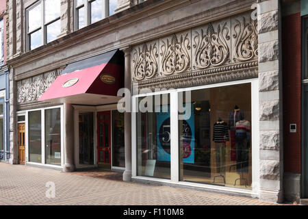 Upscale shop in downtown Holland, Michigan, USA. Stock Photo