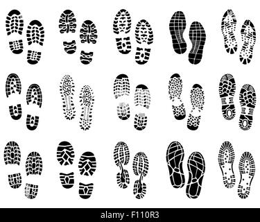 vector illustration of isolated shoes Stock Photo - Alamy