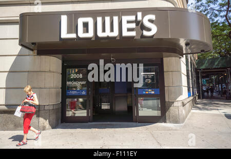 A Lowe s urban oriented home improvement store in New York on Tuesday May 22 2018. Lowe s is the second largest home improvement chain after Home Depot. A Richard B. Levine Stock Photo Alamy