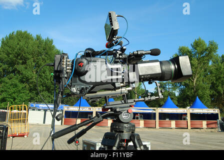 Sony XDCAM HD, digital camera at Solar, a contemporary festival of performing arts in Roermond, Netherlands Stock Photo