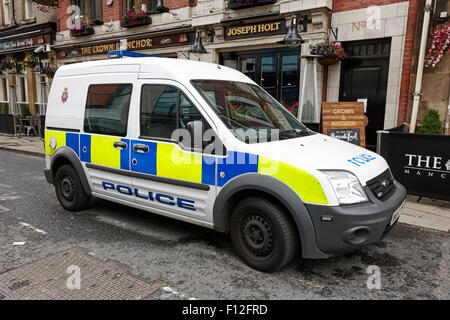 greater Manchester police patrol small van ford transit connect uk Stock Photo