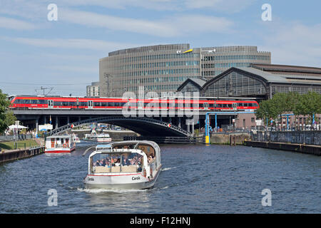 train station Friedrichstraße, Berlin, Germany Stock Photo