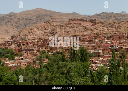 Abyanef village near Yazd in the desert of Dasht e Kavir Stock Photo