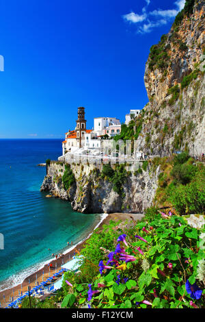 picturesque  Atrani village in amalfi coast of Italy Stock Photo