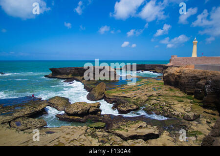 A photo of the coast of the Moroccan capital, Rabat. Stock Photo