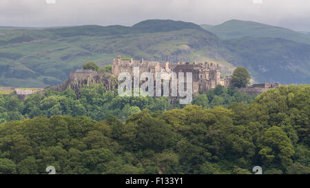 Stirling Castle, Scotland, UK - with the Ochil Hills behind Stock Photo