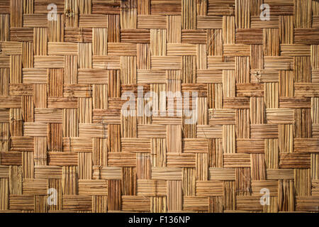 Rattan Weave background is arts and culture of Asian Stock Photo