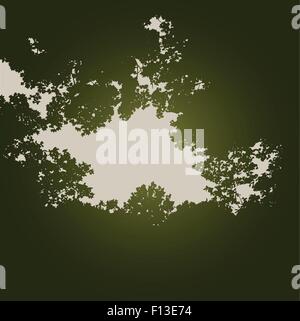 An Ethereal Tree Background With Space for Text Stock Vector