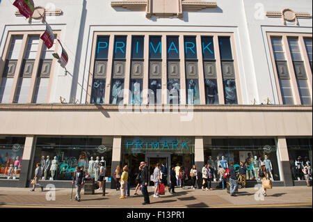 The front of the Primark Store on The High Street, Croydon in South ...