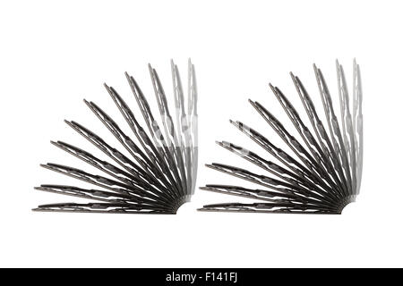 Windscreen wipers on a white background Stock Photo